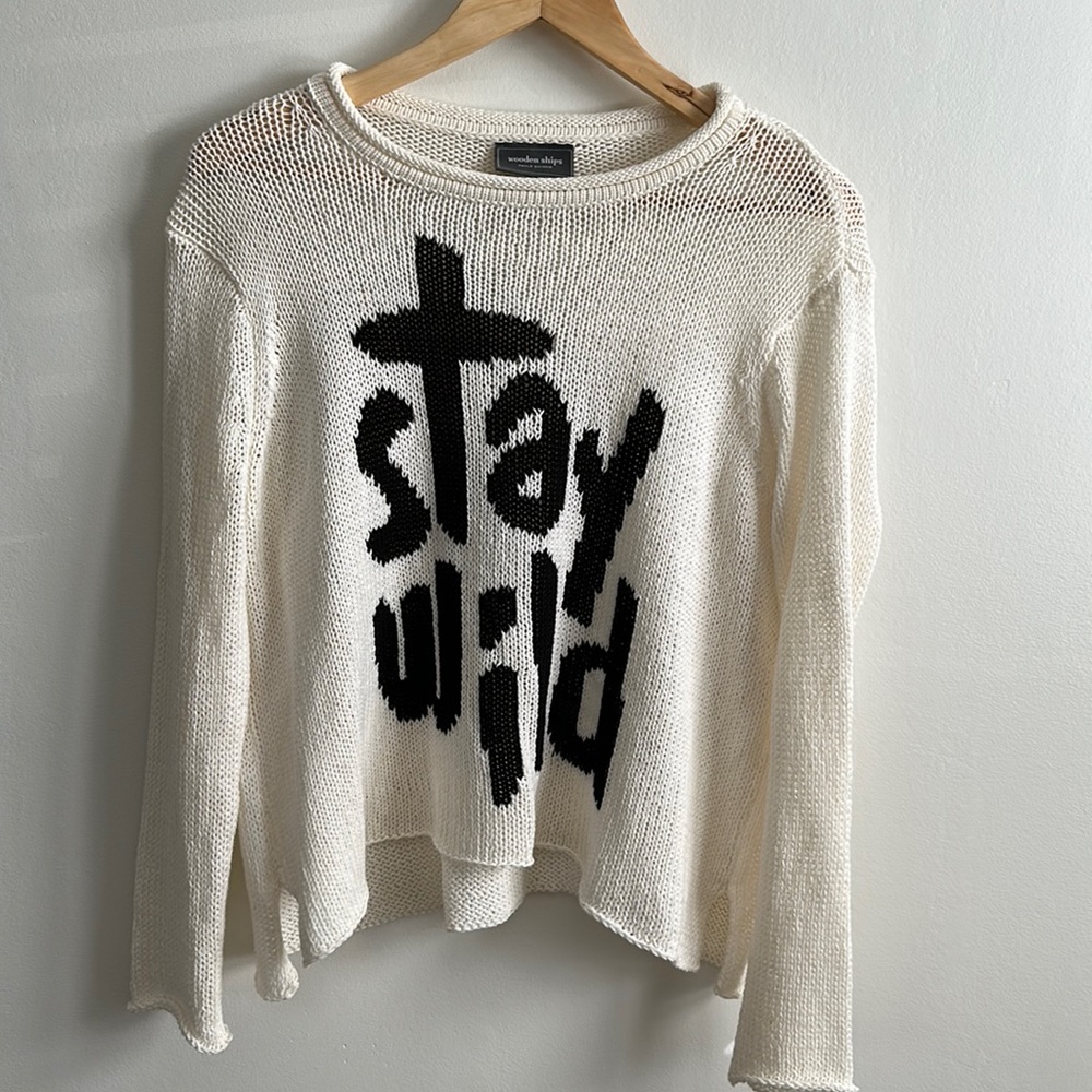 Wooden Ships Stay Wild Sweater XS/S